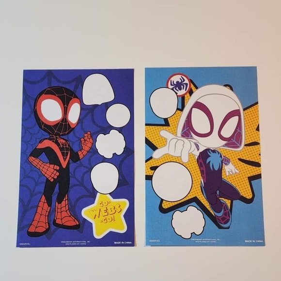 Marvel Spidey & Friends 6 Magic Reveal Giant Posters and Marker - Picture 4 of 5
